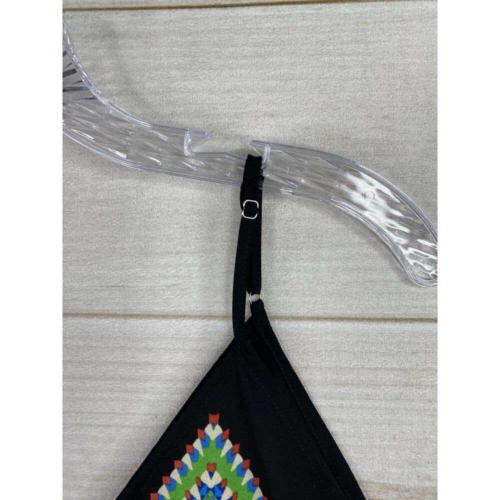 Lily White Handkerchief Dress Sz XL Black Spaghetti Strap Lightweight Flowy - Picture 2 of 8